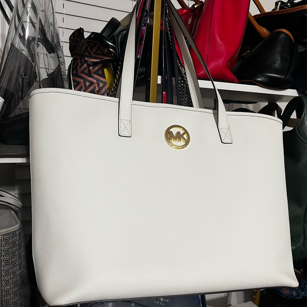 💎NWOT Michael Kors JETSET White tote 💎